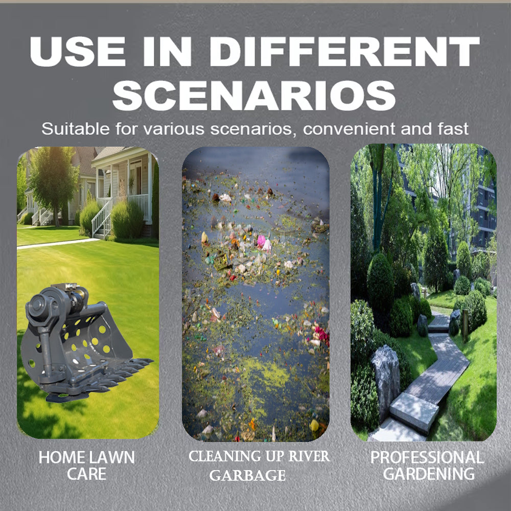 Mini Excavator Hydraulic Fence Mowing Bucket Pruning Bucket