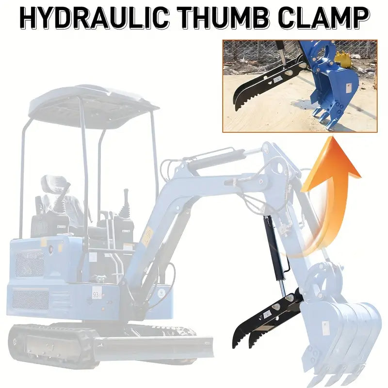 4000lbs Mini Excavator + 13.5HP Ride-on Skid Steer Loader