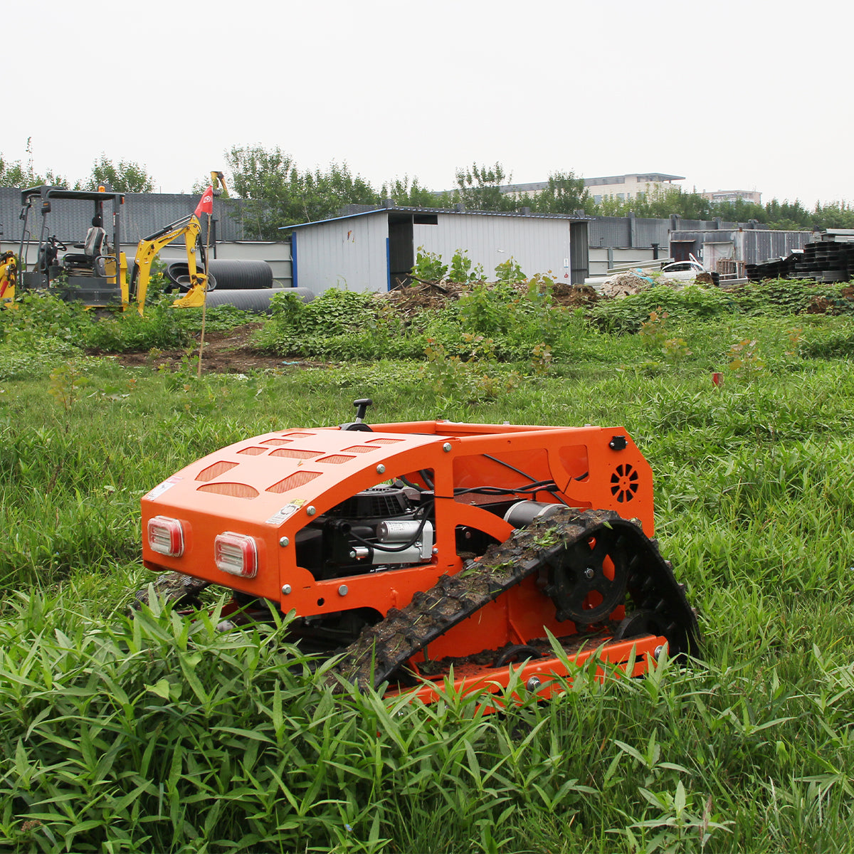 Lawn Mower with Snow Shovel 9HP Remote Control