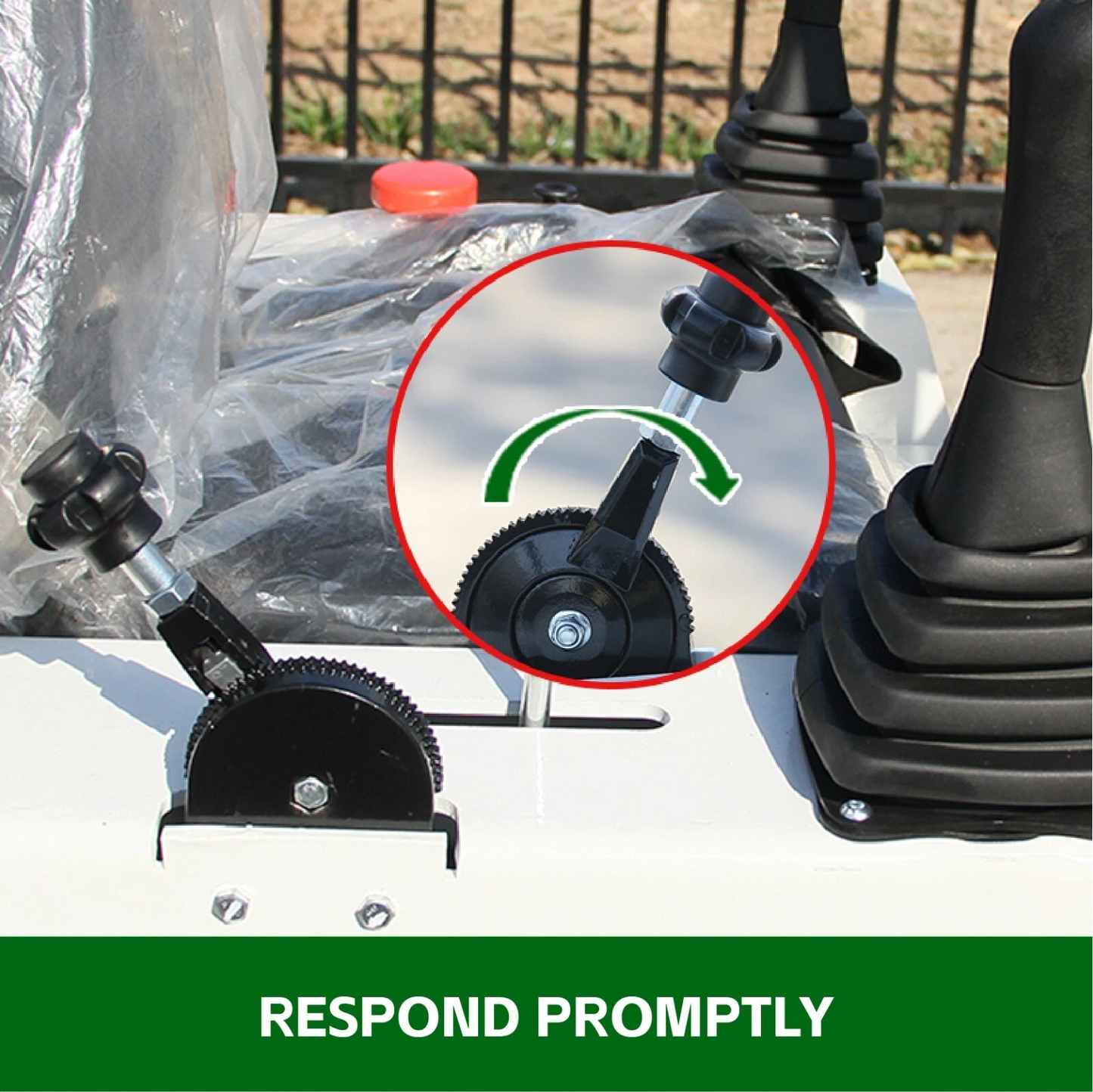 13.5HP Ride-on Skid Steer Loader,Rato Engine