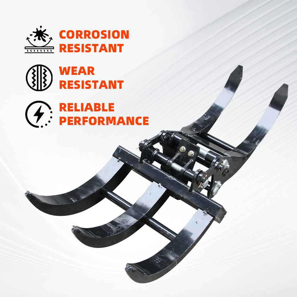 Grapple for 1.8 ton excavator