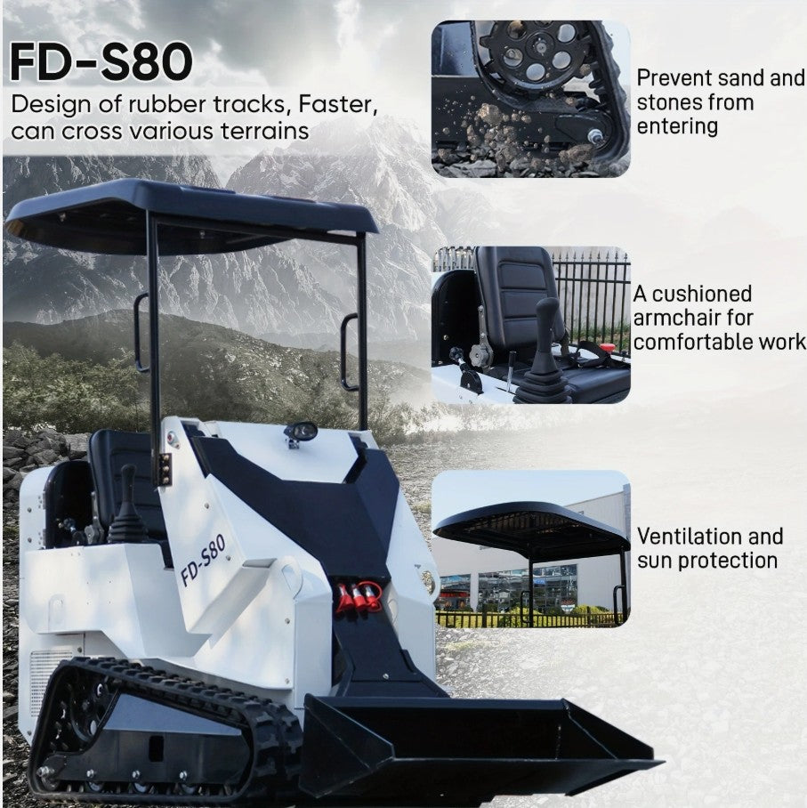 13.5HP Ride-on Skid Steer Loader,Rato Engine