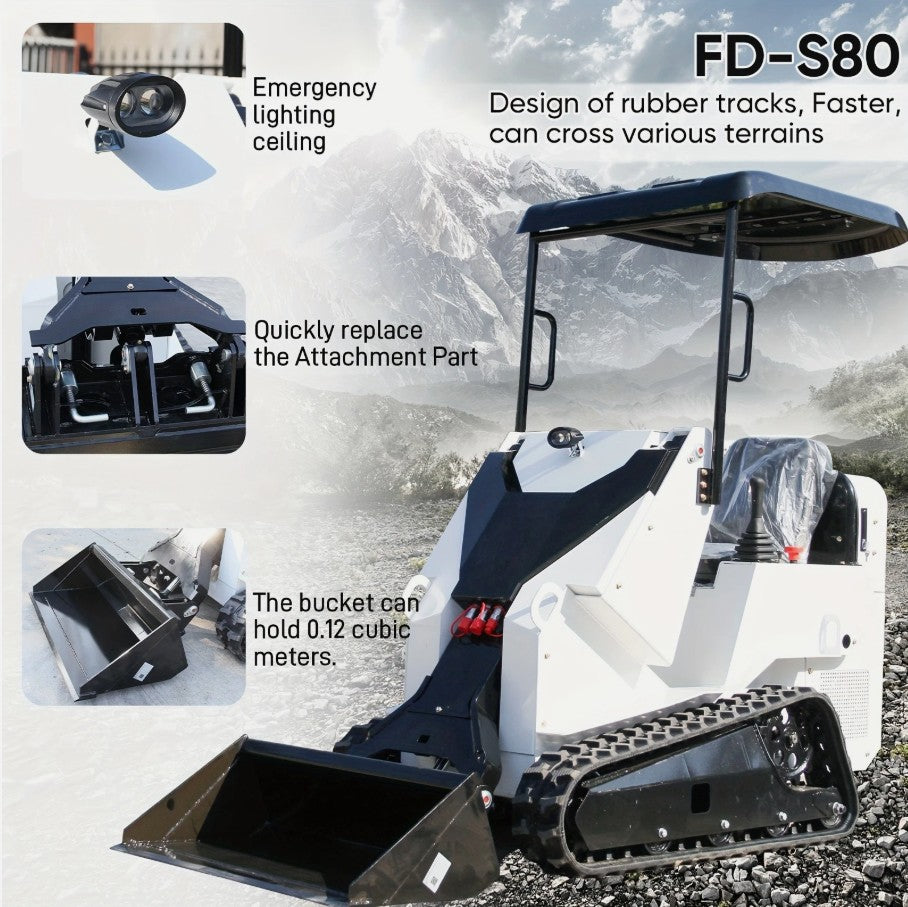 13.5HP Ride-on Skid Steer Loader,Rato Engine