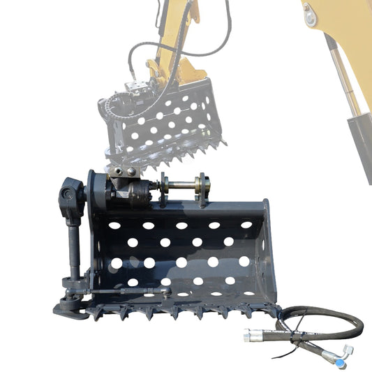 Mini Excavator Hydraulic Fence Mowing Bucket Pruning Bucket