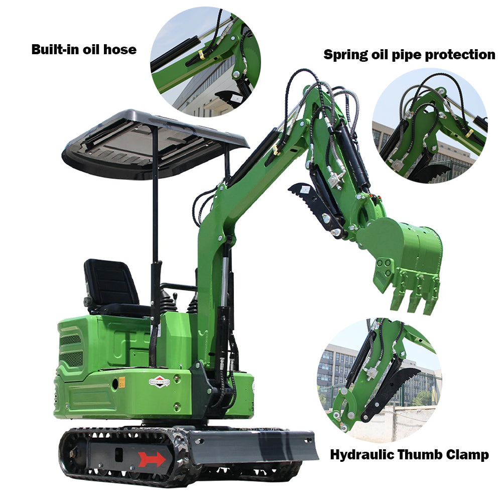 2000lbs Mini Excavator,B&S Engine,US Stock