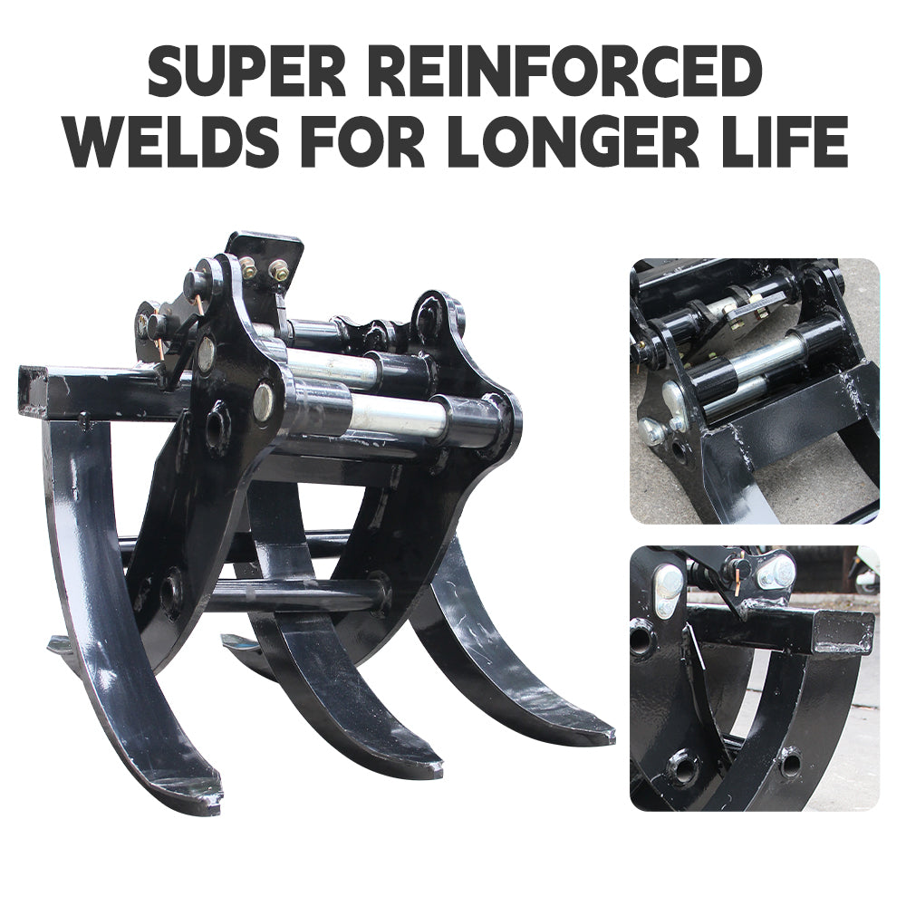 Grapple for 1.8 ton excavator