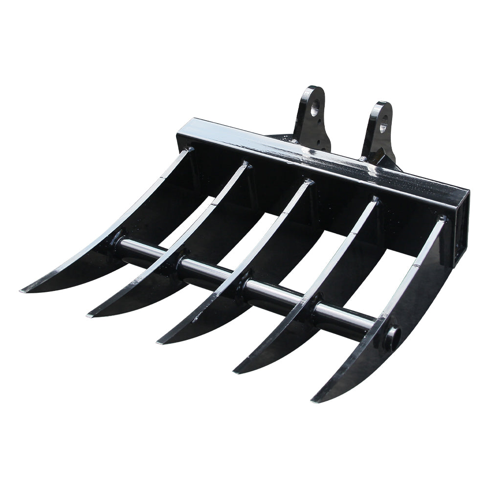 Five-teeth Rake for 1-1.4ton mini excavator with Pins