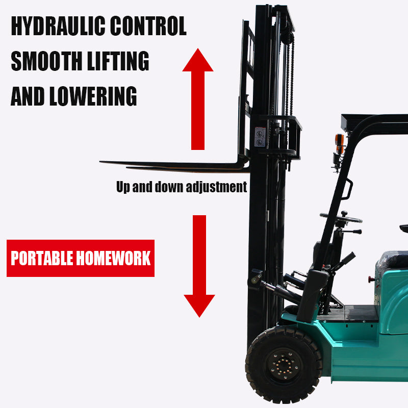 2.5Ton Electric Forklift Rated Capacity Lifter Truck
