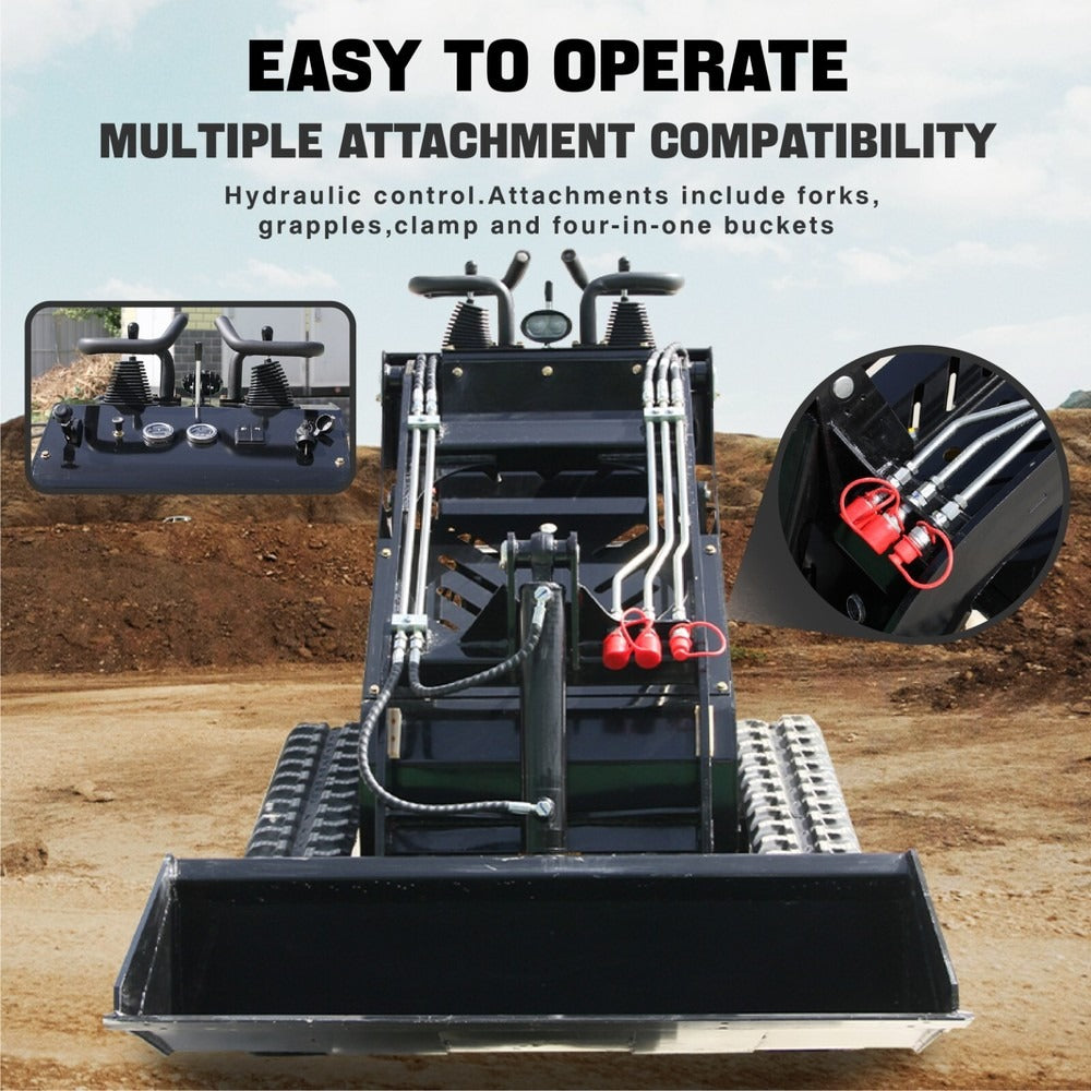 13.5HP Stand-0n Skid Steer Loader-Rato Engine