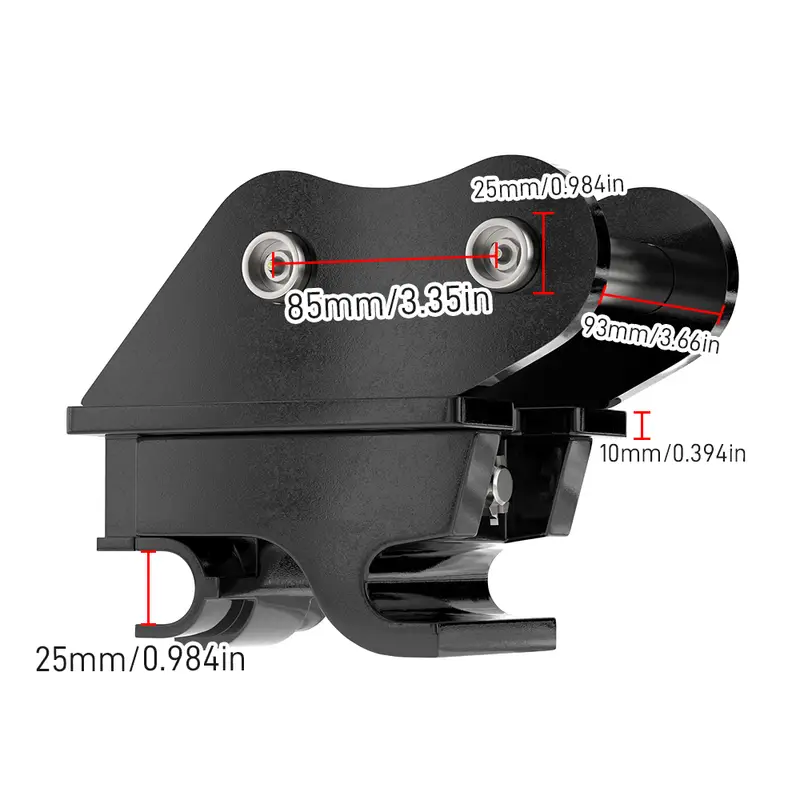 Quick Hitch Coupler for 1 ton mini excavator