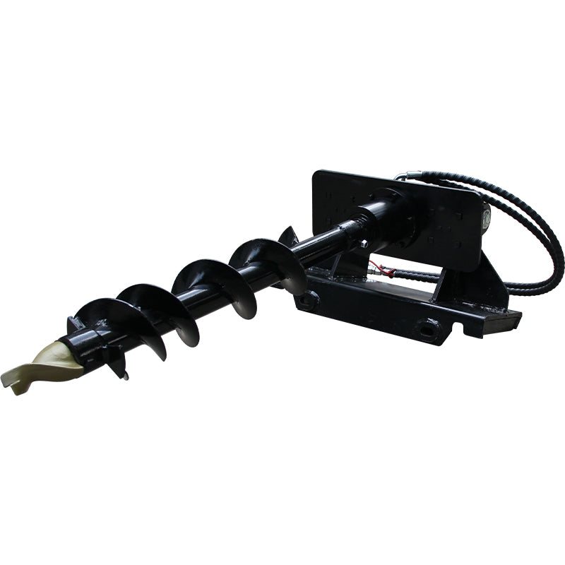 Auger for mini skid steer loader