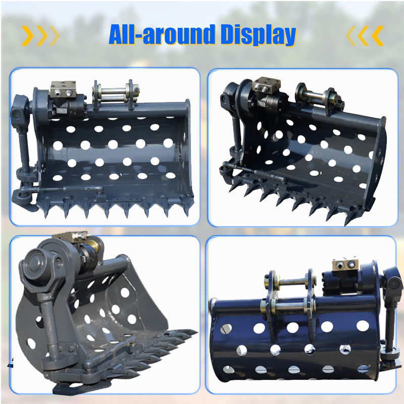 Mini Excavator Hydraulic Fence Mowing Bucket Pruning Bucket
