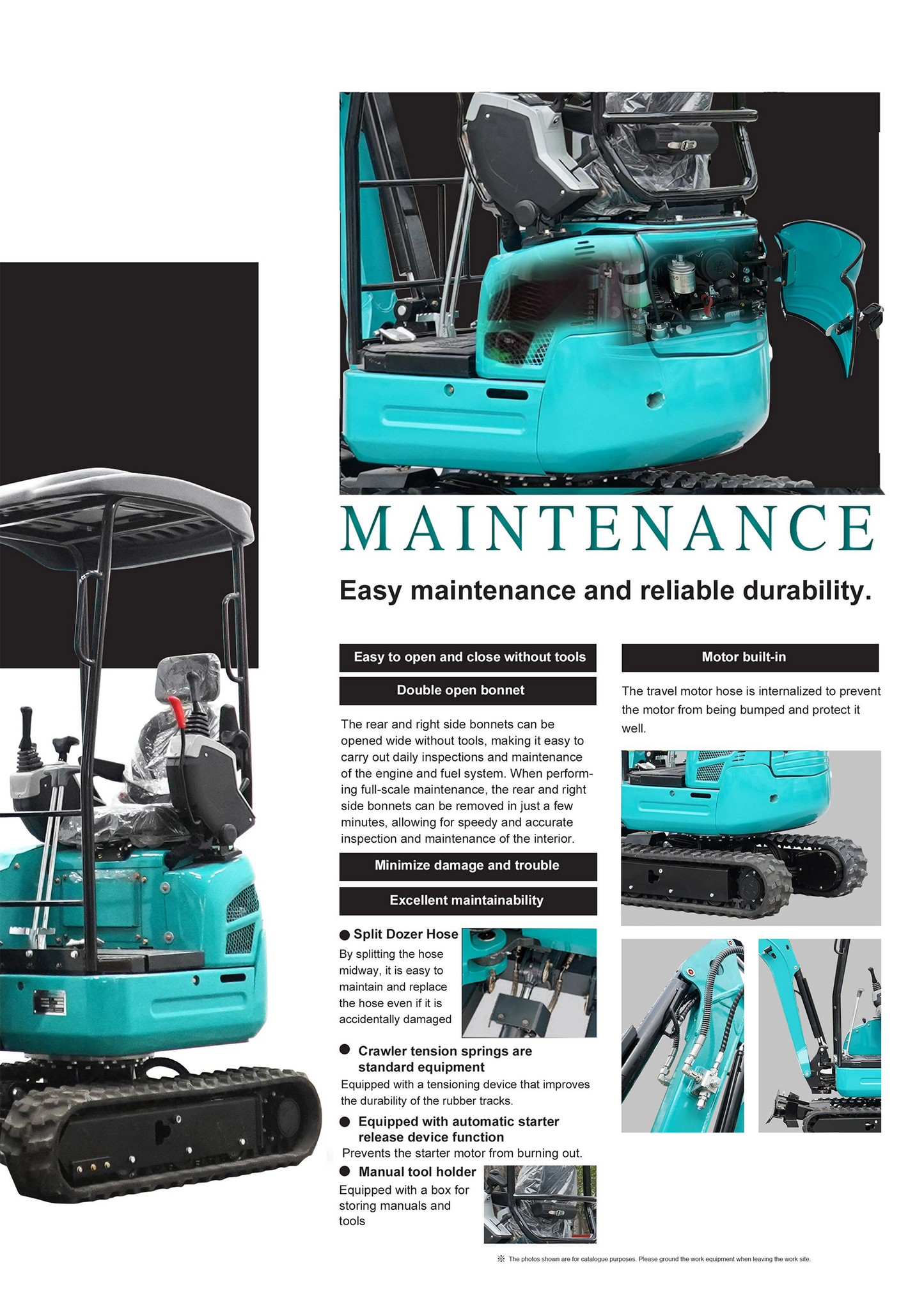 Free Shipping, 3600 lb crawler excavator with Kubota engine