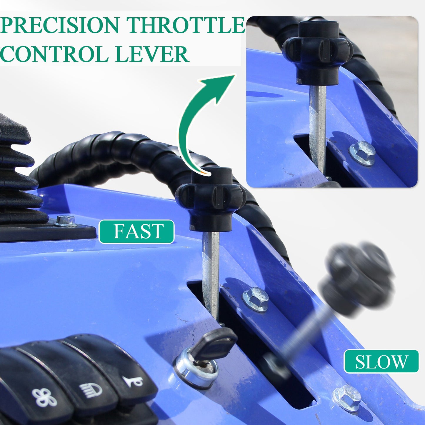 23HP Stand-on Skid Steer Loader,Rato Engine
