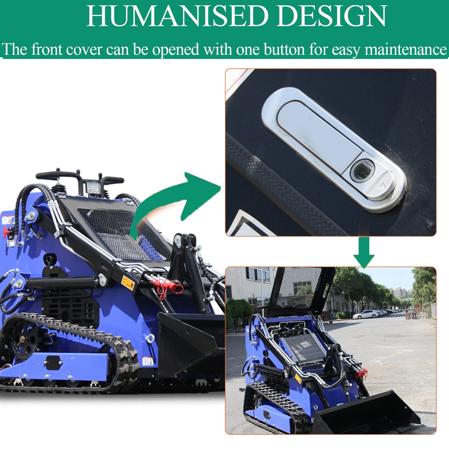 23HP Stand-on Skid Steer Loader,Rato Engine