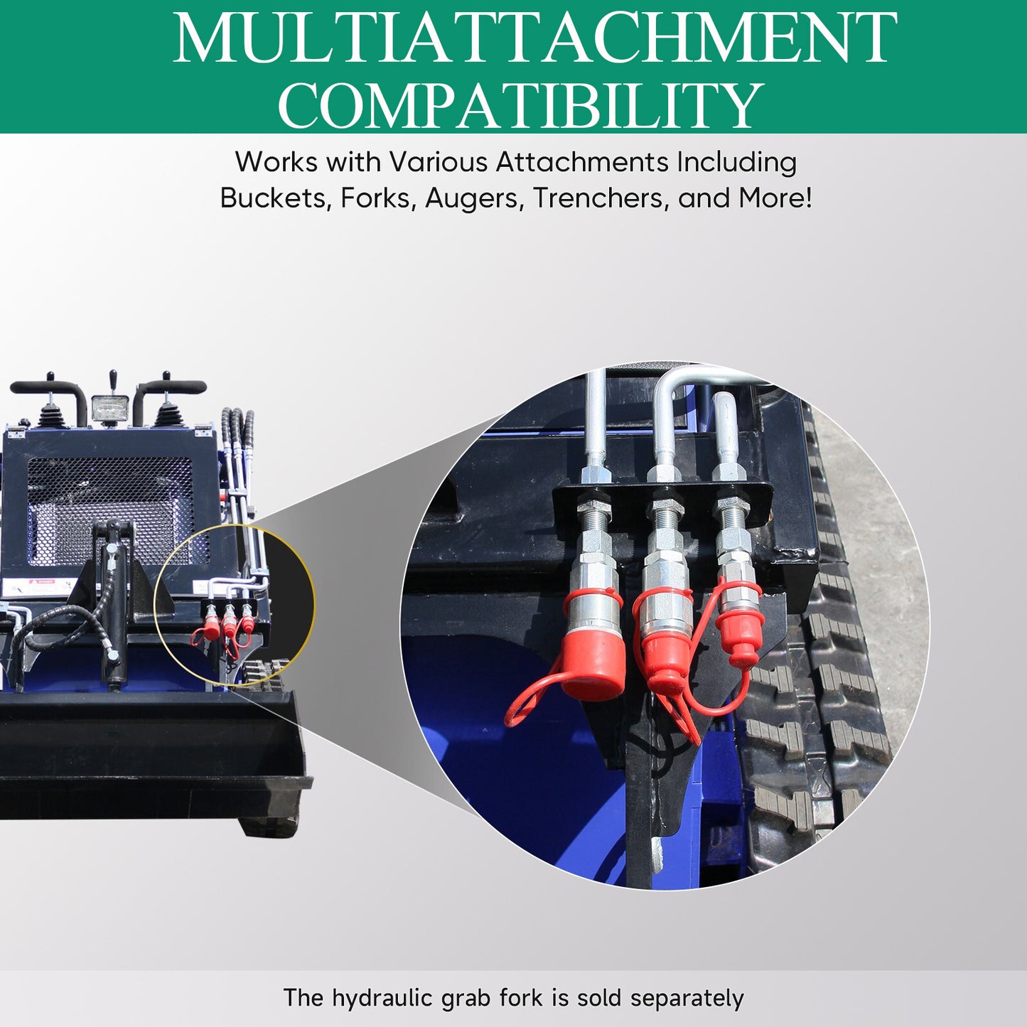 23HP Stand-on Skid Steer Loader,Rato Engine