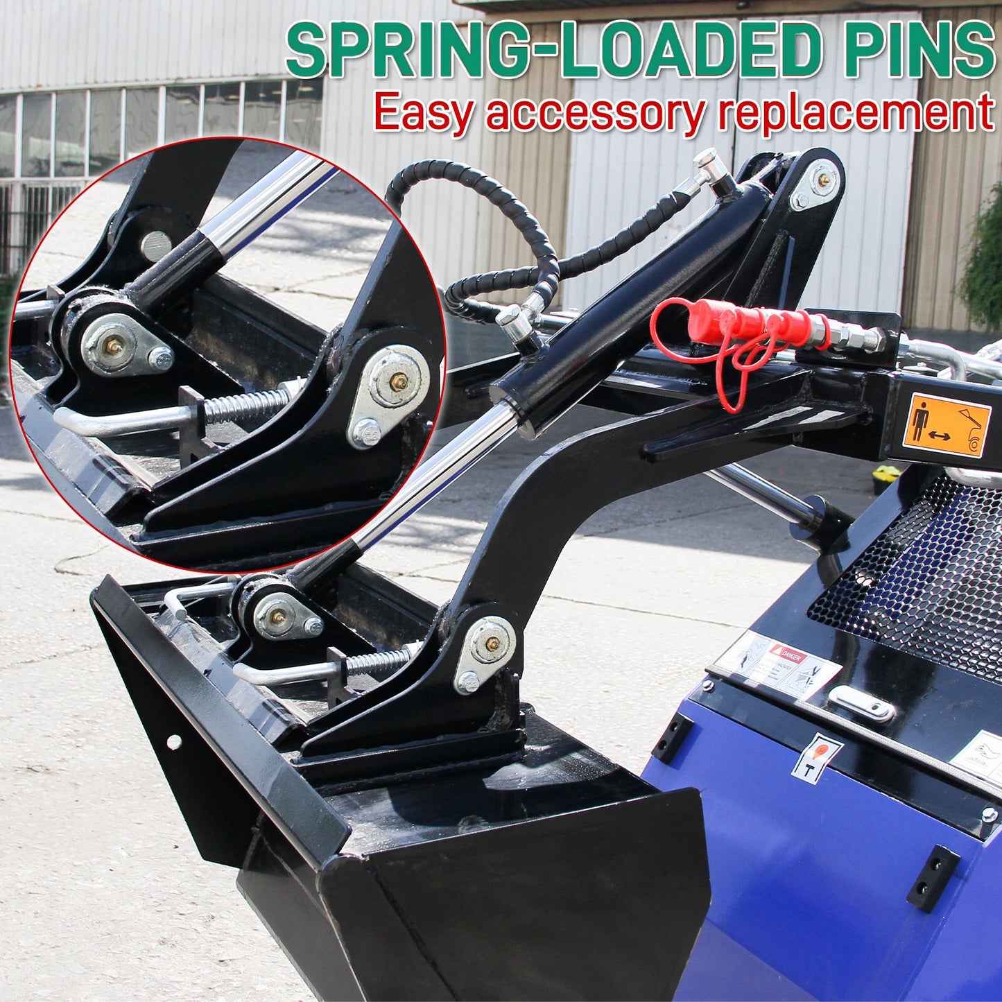 23HP Stand-on Skid Steer Loader,Rato Engine