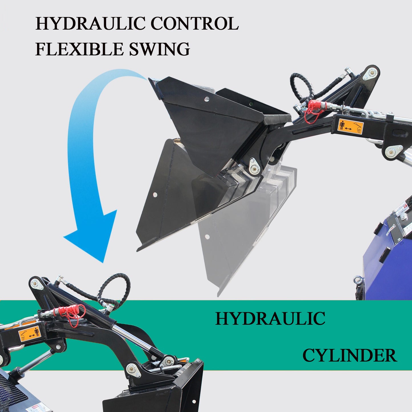 23HP Stand-on Skid Steer Loader,Rato Engine